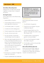 Preview for 13 page of jcb G125RS Quick Start Manual