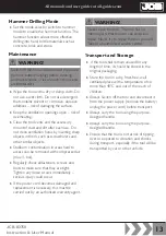 Предварительный просмотр 13 страницы jcb ID750 Instructions & User'S Manual