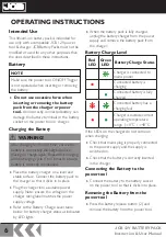 Предварительный просмотр 6 страницы jcb JCB-12-15LI Instructions & User'S Manual