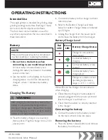 Preview for 15 page of jcb JCB-18AG Instructions & User'S Manual