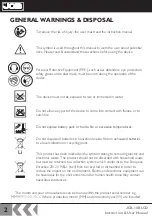 Preview for 3 page of jcb JCB-18BLCD Operating Instructions Manual