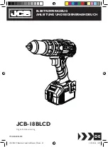 Preview for 23 page of jcb JCB-18BLCD Operating Instructions Manual