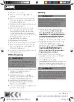 Preview for 38 page of jcb JCB-18BLCD Operating Instructions Manual