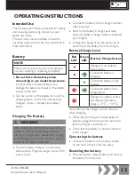 Preview for 13 page of jcb JCB-18BLDD Instructions & User'S Manual