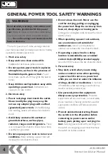 Предварительный просмотр 4 страницы jcb JCB-18BLRH Instructions & User'S Manual