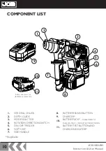 Предварительный просмотр 10 страницы jcb JCB-18BLRH Instructions & User'S Manual