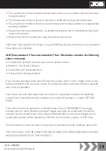 Предварительный просмотр 19 страницы jcb JCB-18BLRH Instructions & User'S Manual