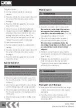 Предварительный просмотр 16 страницы jcb JCB-18CD Instructions & User'S Manual
