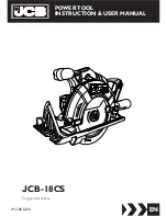 Preview for 1 page of jcb JCB-18CS Instructions & User'S Manual