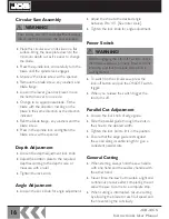 Предварительный просмотр 16 страницы jcb JCB-18CS Instructions & User'S Manual