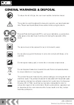 Preview for 2 page of jcb JCB-20BLDD Instructions & User'S Manual