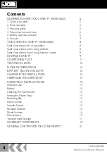 Preview for 4 page of jcb JCB-20BLRH Instructions & User'S Manual