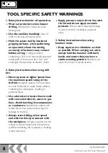 Предварительный просмотр 8 страницы jcb JCB-20BLRH Instructions & User'S Manual
