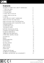 Preview for 4 page of jcb JCB-20CD Instructions & User'S Manual