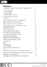 Preview for 4 page of jcb JCB-20ID Instructions & User'S Manual