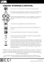 Preview for 2 page of jcb JCB-20IL Instructions & User'S Manual