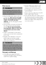 Предварительный просмотр 7 страницы jcb JCB-20USB Instructions & User'S Manual