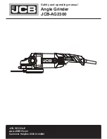 Preview for 1 page of jcb JCB-AG2300 Safety And Operating Manual