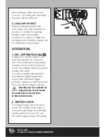 Preview for 13 page of jcb JCB-CD18Li Safety And Operating Manual