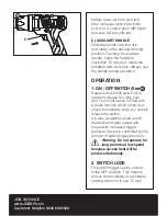 Preview for 13 page of jcb JCB-CD20Li Safety And Operating Manual