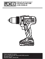 Предварительный просмотр 1 страницы jcb JCB-CD20LI2 Operating Manual