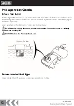 Preview for 12 page of jcb JCB-E460P Instructions & User'S Manual
