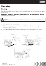 Предварительный просмотр 13 страницы jcb JCB-E460P Instructions & User'S Manual