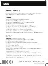 Preview for 8 page of jcb JCB-FL20 Instruction Manual
