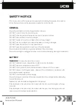 Preview for 5 page of jcb JCB-FLH40 Instruction Manual