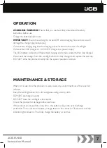 Preview for 7 page of jcb JCB-FLH40 Instruction Manual