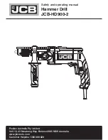 jcb JCB-HD900-2 Safety And Operating Manual preview