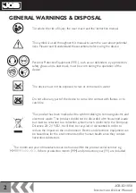 Preview for 2 page of jcb JCB-ID1050 Instructions & User'S Manual