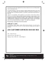 Preview for 20 page of jcb JCB-LT26 Safety And Operating Manual