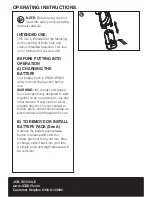 Preview for 11 page of jcb JCB-MD12LI2 Safety And Operating Manual