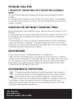 Preview for 14 page of jcb JCB-MD12LI2 Safety And Operating Manual