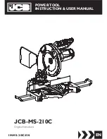 jcb JCB-MS-210C Instructions & User'S Manual preview