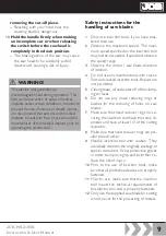 Preview for 9 page of jcb JCB-MS-210SB Instructions & User'S Manual