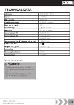 Preview for 13 page of jcb JCB-MS-210SB Instructions & User'S Manual