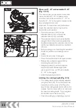 Preview for 22 page of jcb JCB-MS-210SB Instructions & User'S Manual
