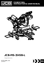 jcb JCB-MS-254SB-L Instructions & User'S Manual preview