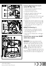 Preview for 17 page of jcb JCB-MS-254SB-L Instructions & User'S Manual