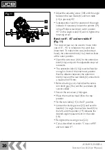 Preview for 20 page of jcb JCB-MS-254SB-L Instructions & User'S Manual