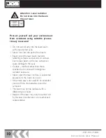 Preview for 10 page of jcb JCB-MS-254SB Instructions & User'S Manual