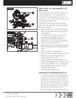 Preview for 23 page of jcb JCB-MS-254SB Instructions & User'S Manual