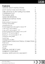 Preview for 3 page of jcb JCB-MS-305SB-L Instructions & User'S Manual