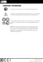 Preview for 2 page of jcb JCB-MS-ST-NA Original Instructions Manual