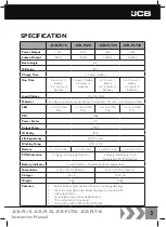 Preview for 3 page of jcb JCB-PL10 Instruction Manual