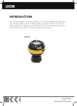 Preview for 2 page of jcb JCB-PT5S Instruction Manual