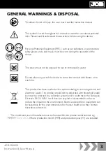 Preview for 3 page of jcb JCB-RH850 Operating Instructions Manual