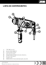 Preview for 73 page of jcb JCB-RH850 Operating Instructions Manual